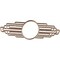 Ekena Millwork Elizabeth Wood Fretwork Prcd Ceiling Medallion, Red Oak, 20"W x 10"H x 5 1/2"IW x 9 1/2"IH x 3/8"T CMWP20X10X0375EBRO - alternate 5